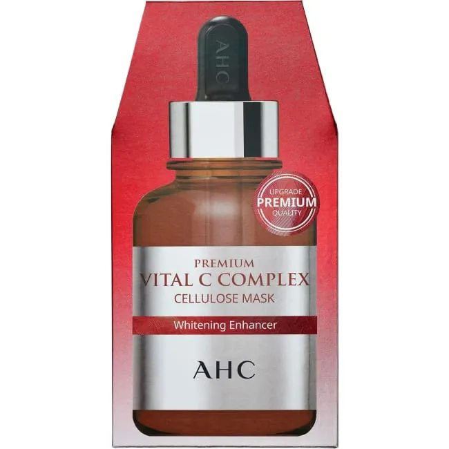 AHC Premium Vital C Complex Cellulose Mask - 5 Pack