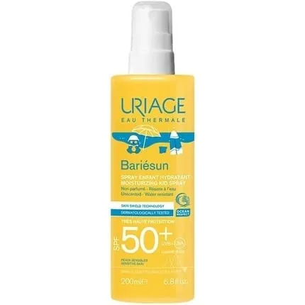 Barig  Sun Children's high protection moisturizing spray Spf50  200 ml with free cleansing cream 50 ml , Uriage