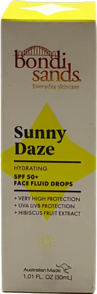 Bondi Sands Sunny Daze Hydrating Spf50  Face Fluid Drops Universal 30ml