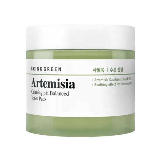 BRING GREEN Artemisia Calming pH Balanced Toner Pads 150g 75EA