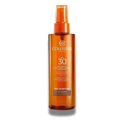 Dry super tanning moisturizing oil Spf 30 200ml, Collistar