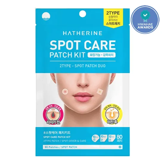 HATHERINE Spot Care Patch Kit (2 Types Spot Patch Duo) 80 Patches