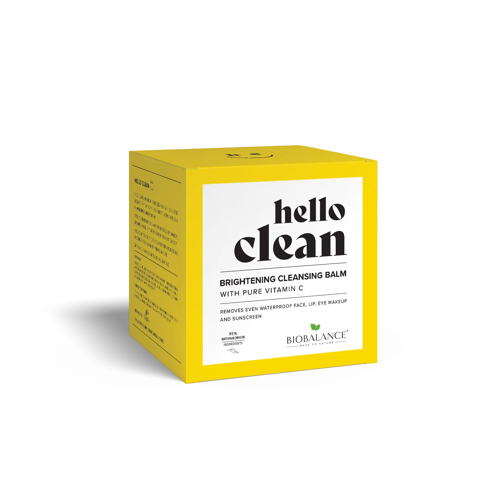 Hello Clean Brightening Cleansing Balm With Pure Vitamin C - For All Skin Types