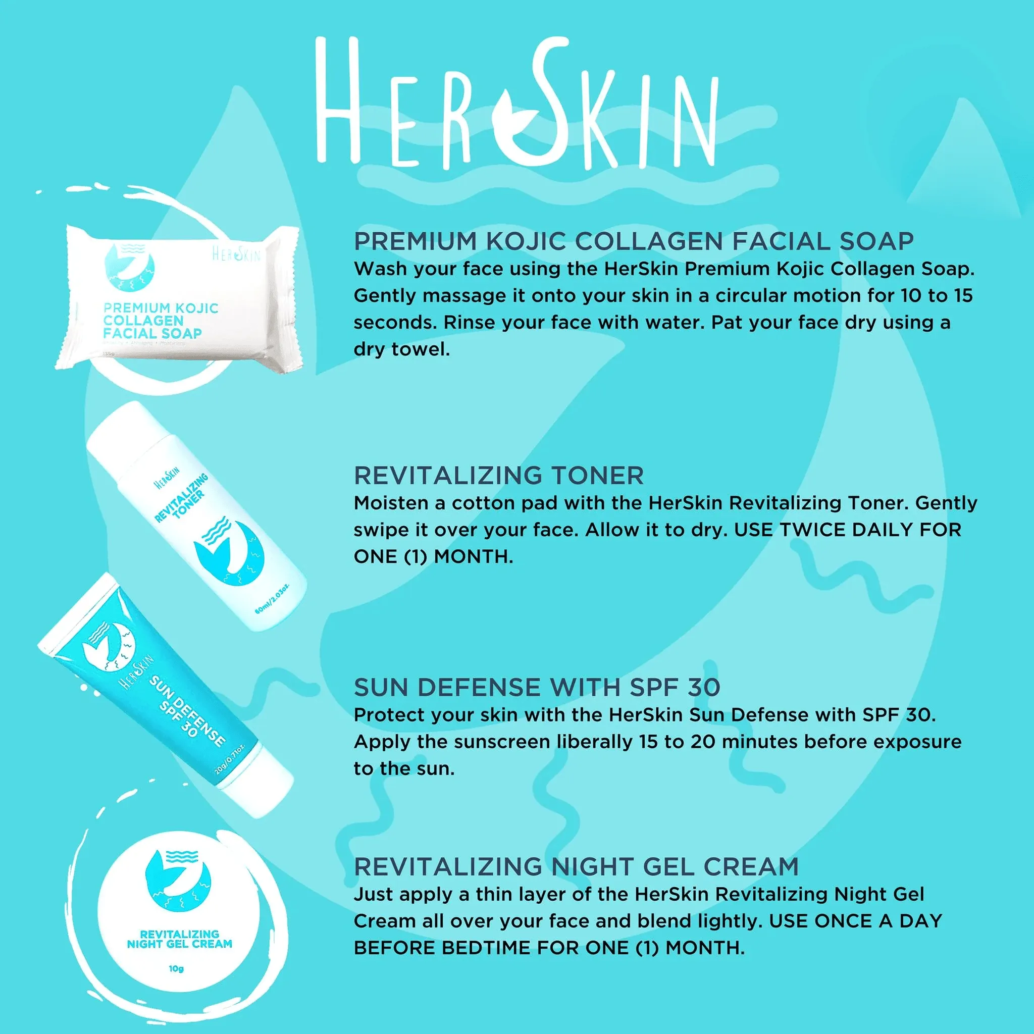 HerSkin Revita-Glow Skin Rescue Rejuvenating Set