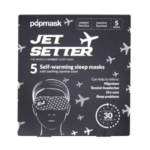 Jet Setter Jasmine Scented Self-warming Sleep Masks