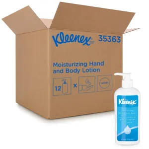 Kimberly Clark Kleenex, Moisturizing Hand and Body Lotion, 8 oz, White