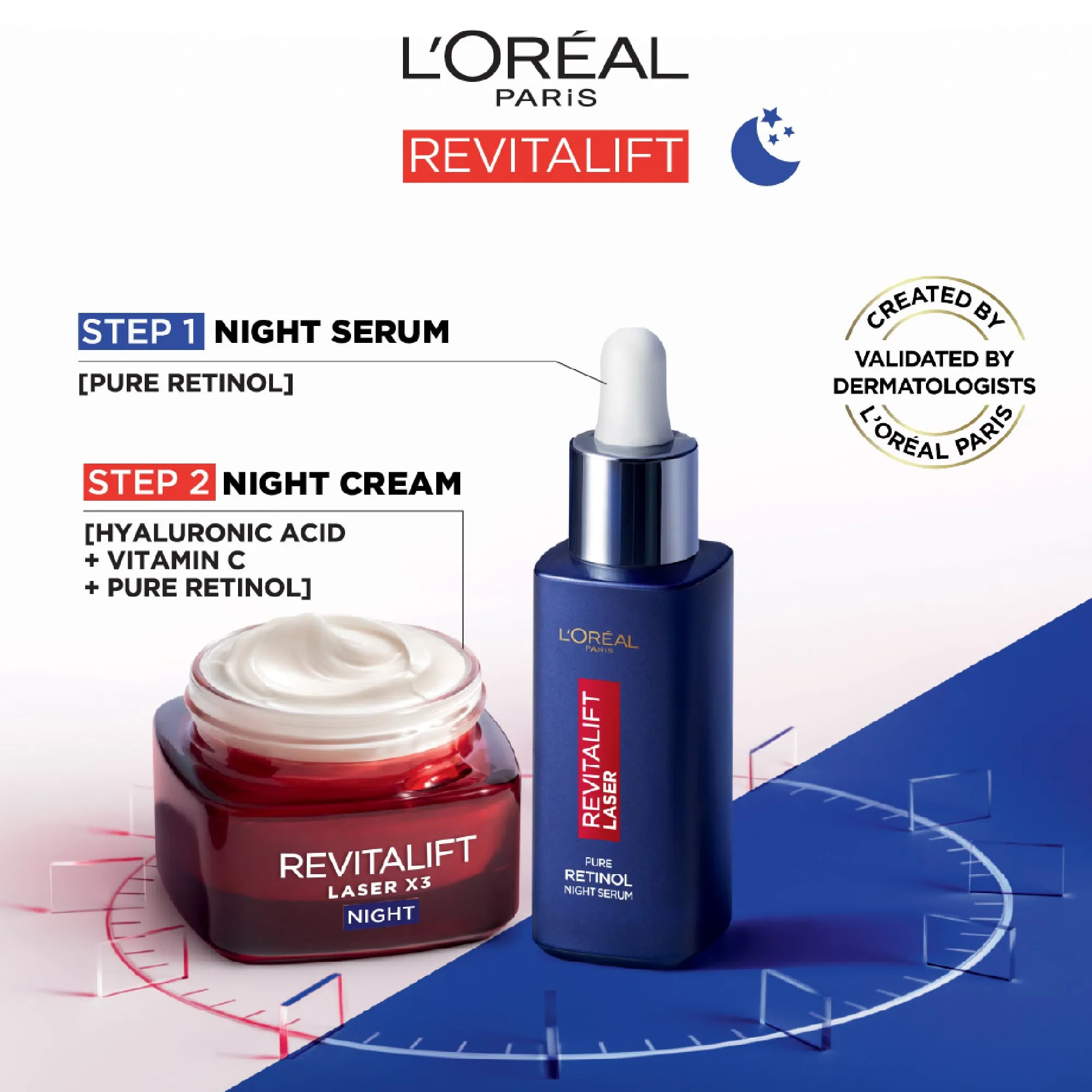 L'Oreal Paris Revitalift Laser Night Cream 50 ML