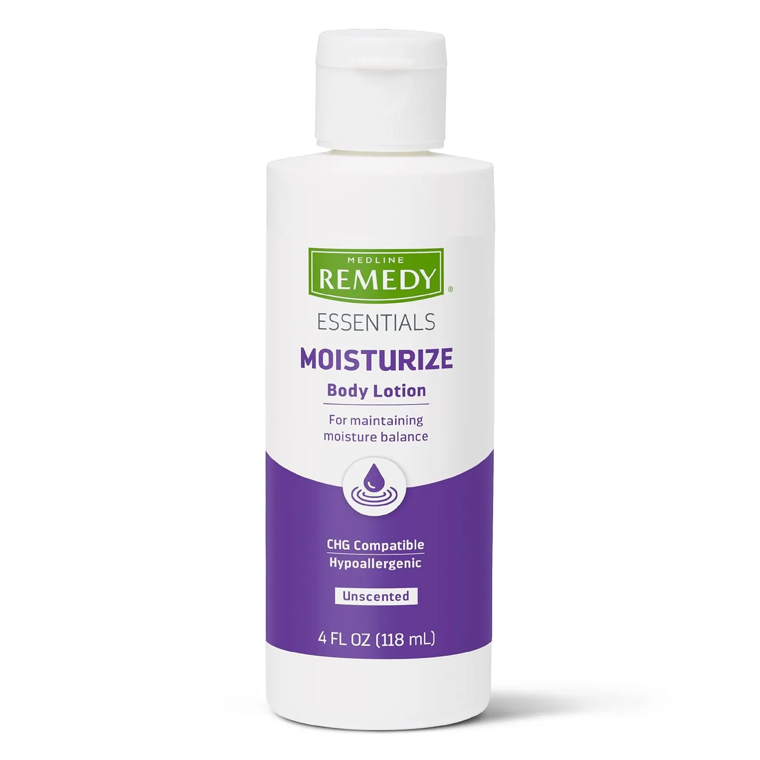 Medline Remedy Essentials Moisturizer Body Lotion 4Oz MSC092MBL04H