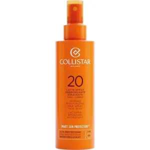 Moisturizing bronzing milk spray Spf20 for face and body 200ml, Collistar