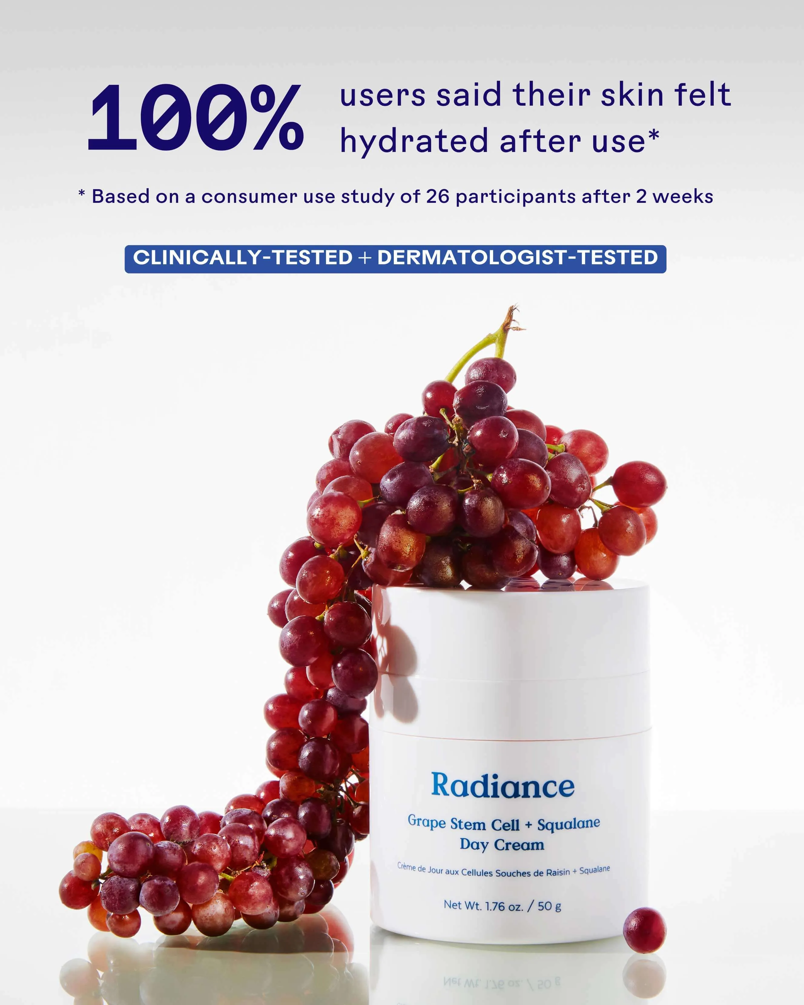 Radiance Grape Stem Cell   Squalane Day Cream 