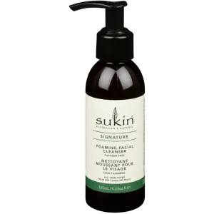 Sukin Foaming Facial Cleanser (Pump) | Signature, 125 ml, Clearance 40% Off, Final Sale